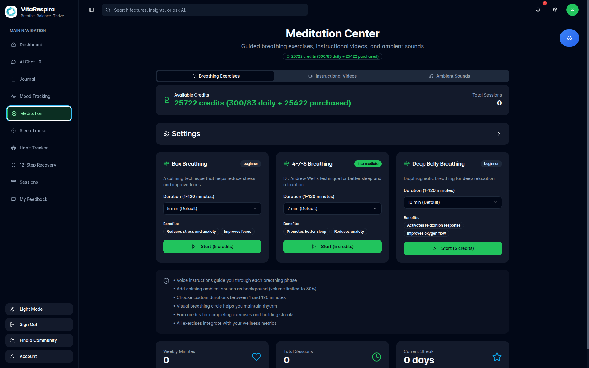 VitaRespira Meditation